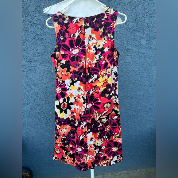 Retro Floral Party Dress Size 6 - Picture 5 of 9